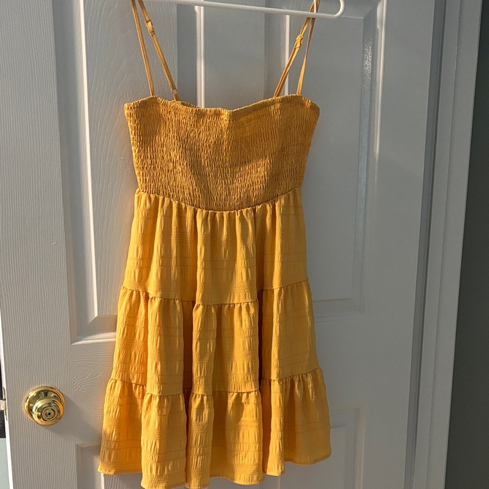 Yellow Tiered Sundress